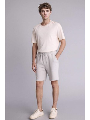 DeFacto Regular Fit Düz Paça Twill Şort G7252AX26SM