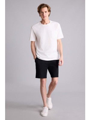 DeFacto Regular Fit Düz Paça Twill Şort G7252AX26SM