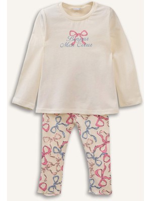 DeFacto 2'li Pijama Takımı Kız Bebek H2653A526SP