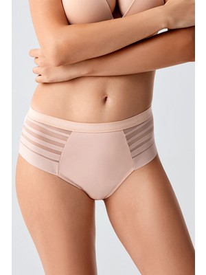 NEWBRA LINGERIE Tül Detaylı Yüksek Bel Külot , 369303