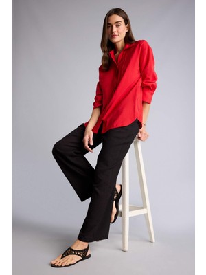 DeFacto Wide Leg Yüksek Bel Pantolon H7987AX26SM