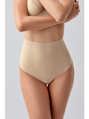 NEWBRA LINGERIE Lazer Kesim Toparlayıcı Yüksek Bel String , 369206