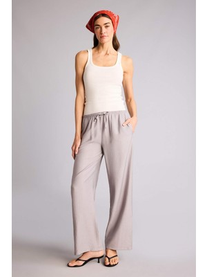 DeFacto Wide Leg Yüksek Bel Pantolon H7987AX26SM