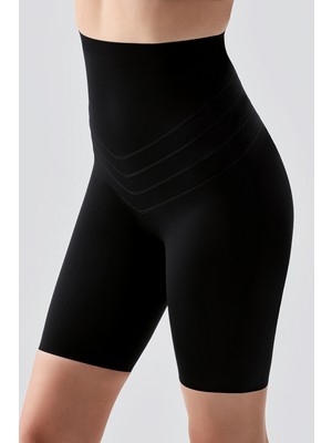 NEWBRA LINGERIE Yüksek Bel Lazer Kesim Çift Kat Şort Korse , 369604