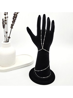 Merve Takı Özel Seri Gümüş Kaplama Ezme Plaka Şahmeran