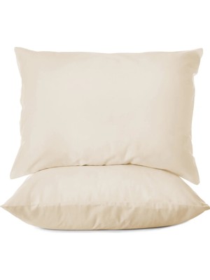 First Choice %100 Pamuk Saten 200 Tc (80 Tel) 2’li Yastık Kılıfı Seti - 50X70 cm