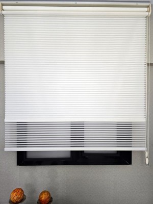 BBB İnce Zebra Çizgili Tül ve Işık Geçirmez Blackout Stor perde TS2025BL