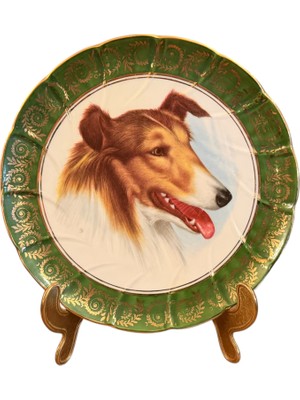 Fransız Limoges Porselen Duvar Tabağı - 19 cm Çapında