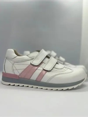 Ortopedia 215 Ortopedia  Çocuk Deri Spor Ayakkabı - Beyaz ,pembe