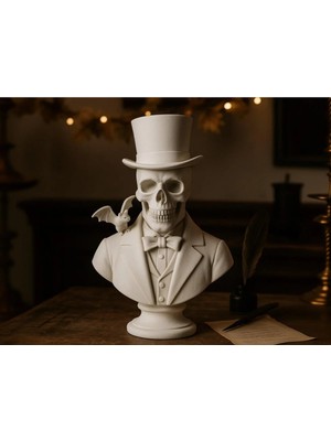 Teknokup Centilmen Kafatası Iskelet Figürü (15CM)