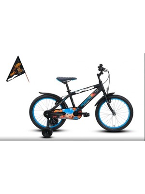 NessiWorld Monster 20 Jant Alüminyum Çocuk Bisikleti Mat Siyah-Gri-Mavi