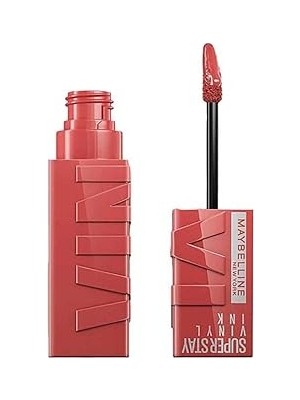 Uravas Store New York Super Stay Vinyl Ink Uzun Süre Kalıcı Likit Parlak Ruj 15 Peachy