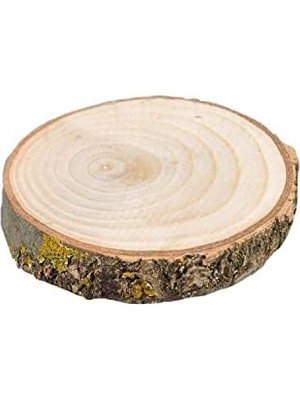 Ahşap Bardak Altlığı Yuvaylak Ağaç Bardak Altlığı Doğal Ağaç Çap 9-10 cm