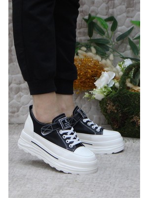 Fort Guja 24Y314-8 News Fashion Gizli Dolgu Topuk Sneaker Kadın Ayakkabı