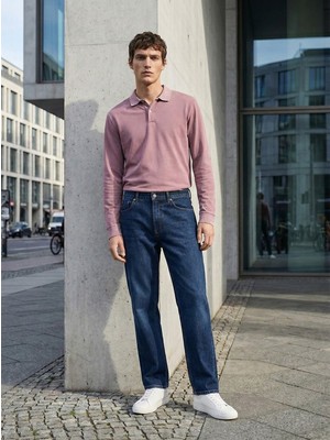 LTB Uzun Kollu Faded Fabric Pembe Sweatshırt