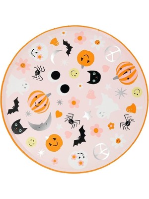 - Groovy Halloween Dinner Plates - Bayramı Karakterli Tabaklar (L) (8'li)