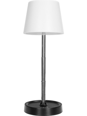  s-link sl-m9002 usb destekli paslanmaz çelik beyaz masa üstü 12 smd ledli okuma lambası