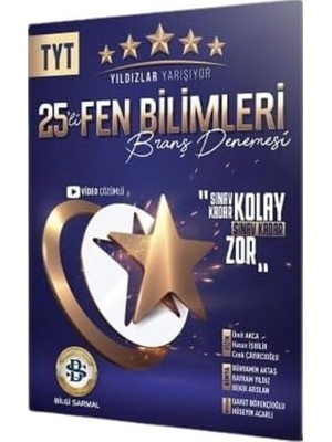 Tyt Fen Bilimleri Yıldızlar Yarışıyor 25 Li Branş Denemesi