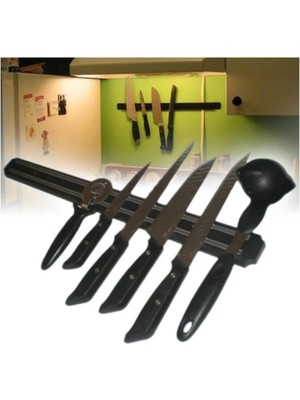 Kitchen Dream Mıknatıslı Paslanmaz Duvar Bıçak Asma Askısı Standı 55 cm Düzenleyici Organizer Aparatı