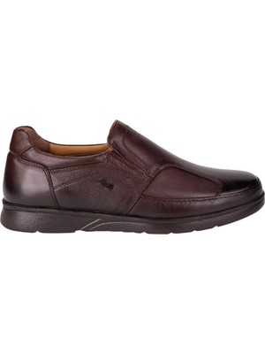 Forelli Hoka-H Erkek Kahve (40-45) Deri Comfort Ayakkabı