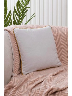 Renk Seçenekli Hardal Biyeli Açık Gri Kırlent Kılıfı Dekoratif Düz Sade Panoroma Panbiy Gri Hardal V2 30X50