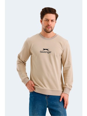 Slazenger ORTWIN Erkek  Bej Sweatshırt