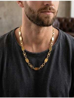 Hg.Aksesuar Erkek Çelik Zincir Kolye