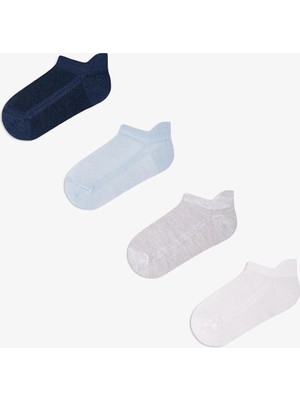 Penti Renkli Erkek Çocuk Serenity 4 'lü Tab Patik Çorap