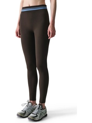 Penti Haki Dikişsiz Seamless Katlanabilir Yüksek Bel Tayt