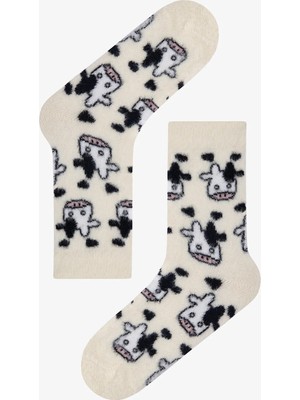 Penti Warm Fuzzy Cow Soket Çorap