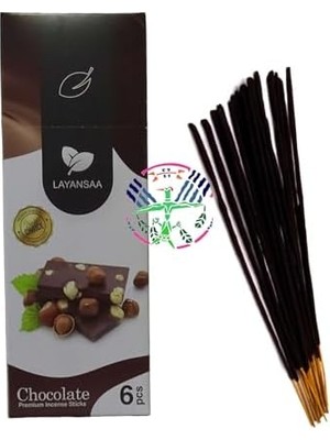 Ne Verelim Size Layansaa Chocolate (Çikolata) Kokusu Özel Aroma Kokusu Agarbatti Arınma 20 Adet 1 Paket Çubuk Tütsü