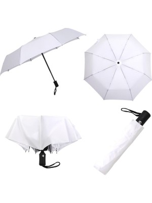 Eleven Markets Tam Otomatik Renkli Kadın Şemsiyesi Rüzgara Dayanıklı