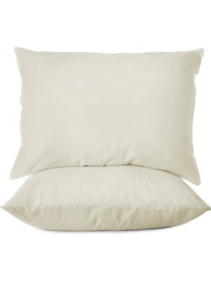 First Choice %100 Pamuk Saten 200 Tc (80 Tel) 2’li Yastık Kılıfı Seti - 50X70 cm