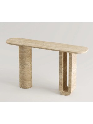 Feyza Design Adeli Traverten Dresuar Bej - Yüksek Kalite Mermer Tasarımı