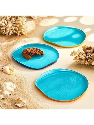 Uravas Store Voyage Cam 6'lı Pasta Tabağı 21 cm