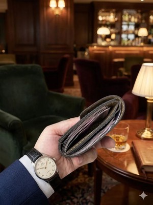 El Yapımı Hakiki Deri Minimalist Cüzdan & Kartlık