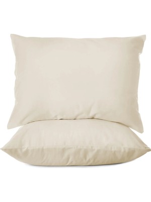 First Choice %100 Pamuk Saten 200 Tc (80 Tel) 2’li Yastık Kılıfı Seti - 50X70 cm
