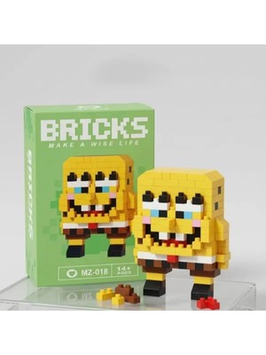 Olinea Bricks Sünger Bob Mini Figürü