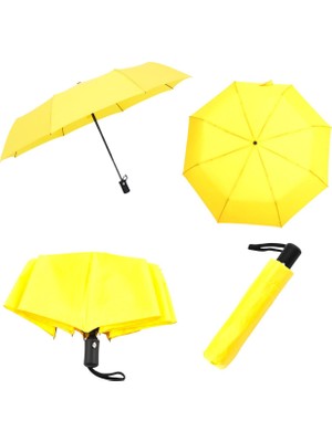 Eleven Markets Tam Otomatik Renkli Kadın Şemsiyesi Rüzgara Dayanıklı