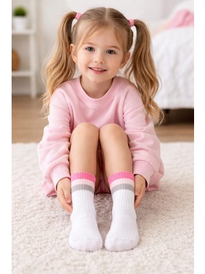 Gigi Giyim Desenli Kız Çocuk Soket Kolej Çorap