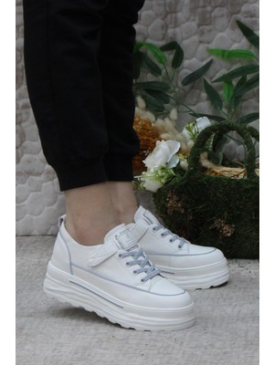 Fort Guja 24Y314-8 News Fashion Gizli Dolgu Topuk Sneaker Kadın Ayakkabı