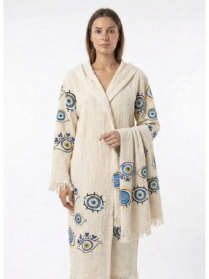 Müslin Bornoz 2kat Unisex Pamuk Dokuma