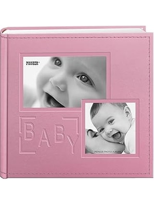 Uravas Store Fotoğraf Albümleri 200 Cepli Kabartmalı "bebek Çerçeve Cover Albüm 4 Adet 6 Baskı Için