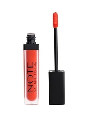 Uravas Store Note Cosmetics Mattemoist Lipgloss 405 First Kiss Yarı Mat Saten Bitişli Likit Ruj, Turuncu