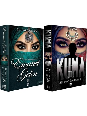 Dokuz Yayınları Emanet Gelin 2 Ciltli ve Kuma 3 Ciltli (Şehnaz & Gülşen) 2li Set