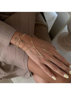 Merve Takı Ezme Model Gold Şahmeran