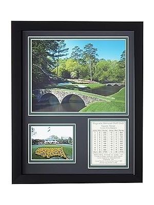 Uravas Store Augusta National Golf Course 27,9 x 35,6 cm Çerçeveli Fotoğraf Collage Efsaneler Kalıp Asla, Inc.