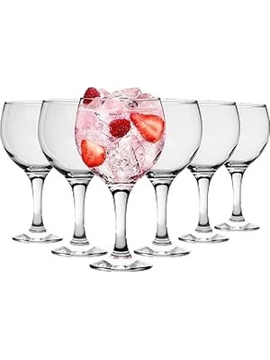 Uravas Store Lav Misket 6'lı Büyük Şarap Kadehi, 645 cc