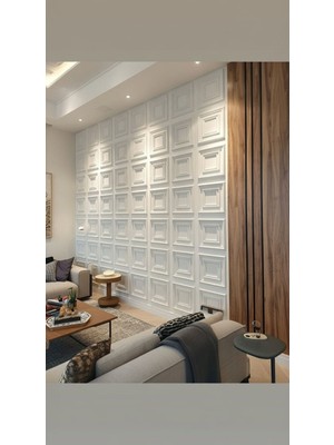 Duvarım Mira 3 Boyutlu Pvc Duvar Paneli / 50 cm -50 cm / 4 Adet / 1 M2