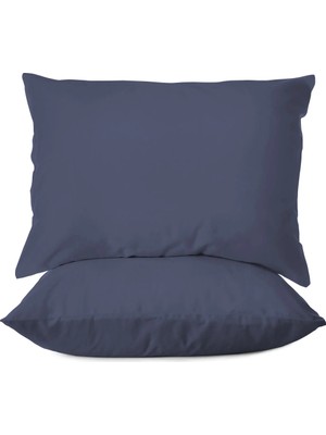 First Choice %100 Pamuk Saten 200 Tc (80 Tel) 2’li Yastık Kılıfı Seti - 50X70 cm